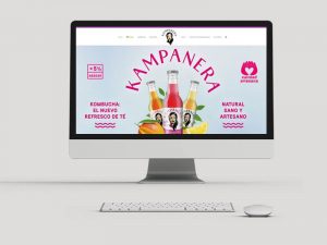 Página web de Kombucha
