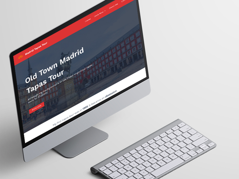 Diseño y SEO de la web de Tours en Madrid